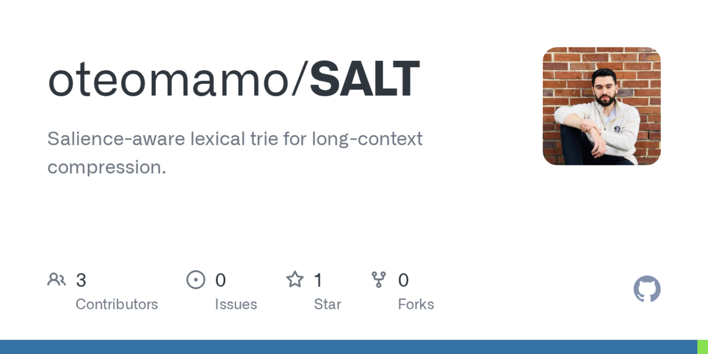salt salienceaware lexical trie for longcontext compression