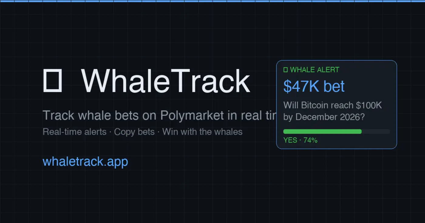 whaletrack i track the biggest polymarket bettors and grade them by consistency