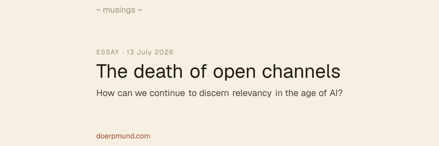 slop clogs open channels