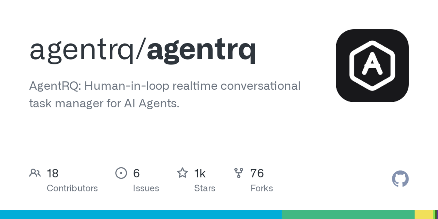 about agentrq humaninloop realtime conversational task manager for ai agents