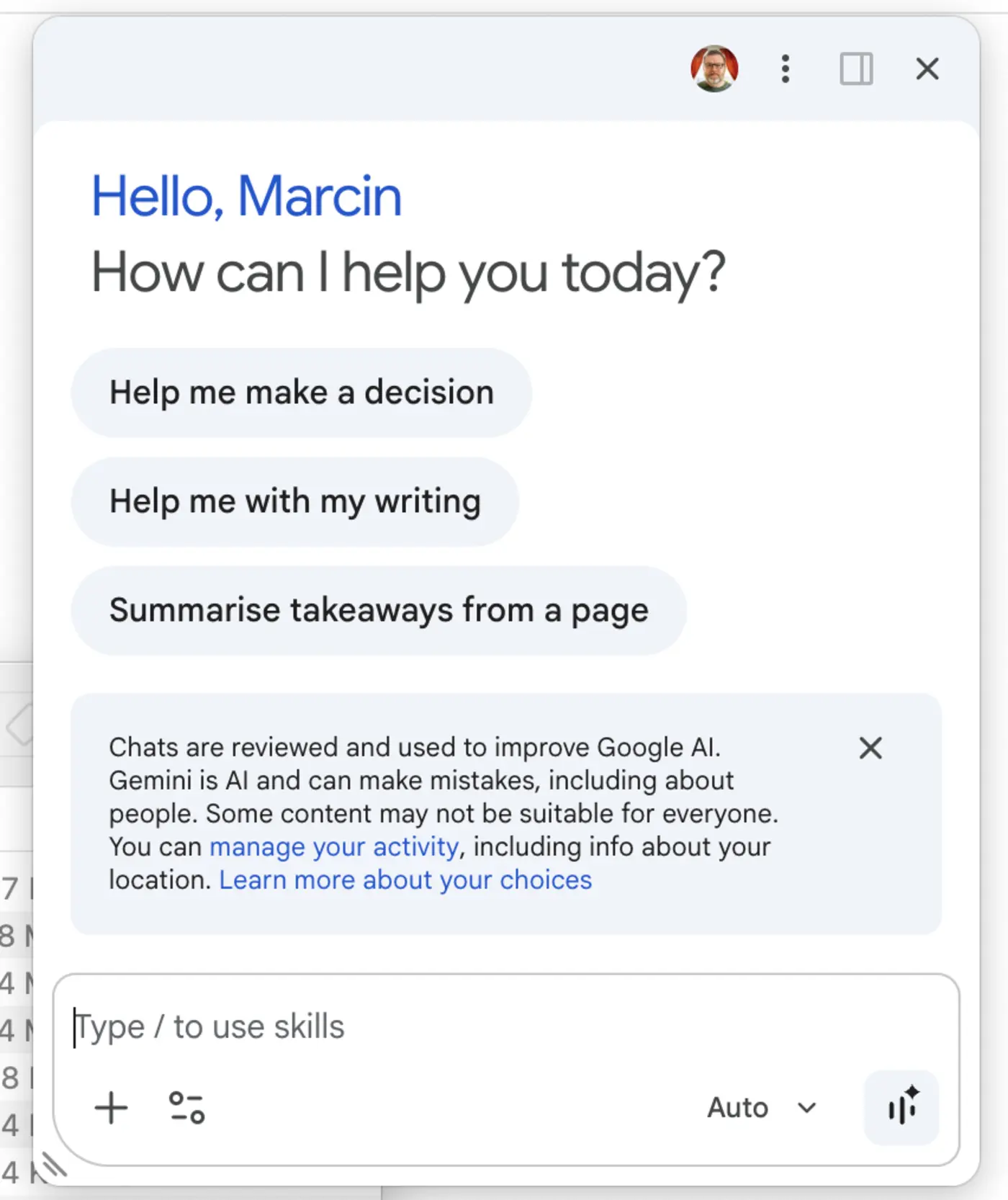 chrome installed a global ctrlg keyboard shortcut to launch gemini