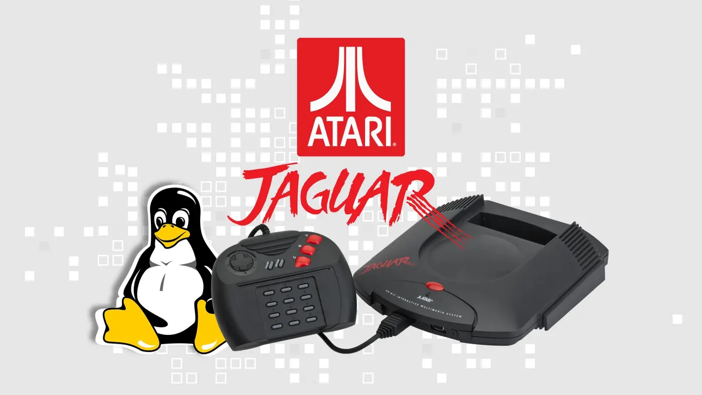 linux now runs on the atari jaguar a 1993 console with just 2 mb of ram