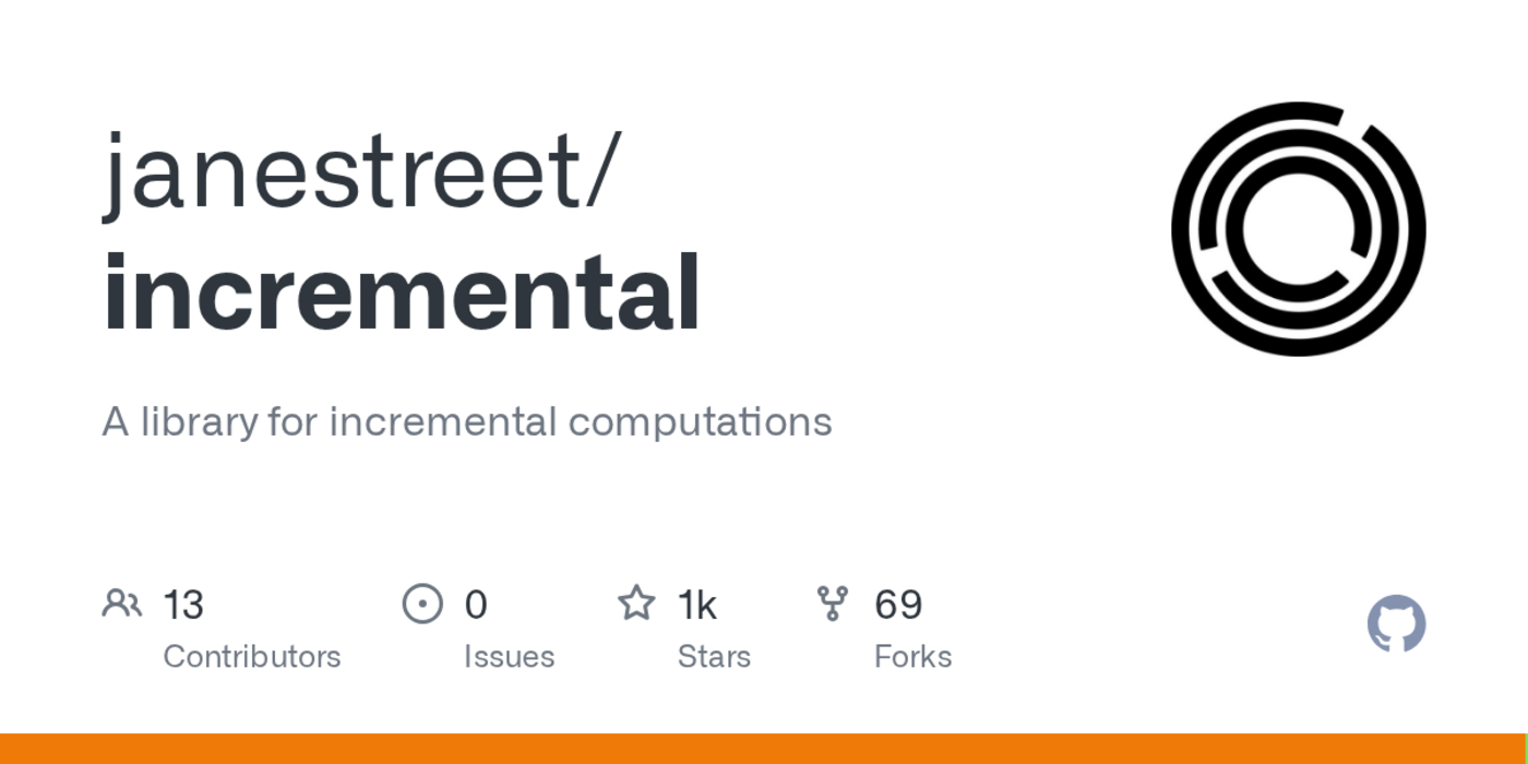incremental a library for incremental computations