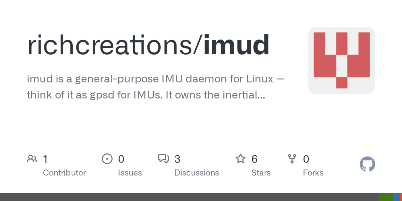 show hn imud gpsd but for imus