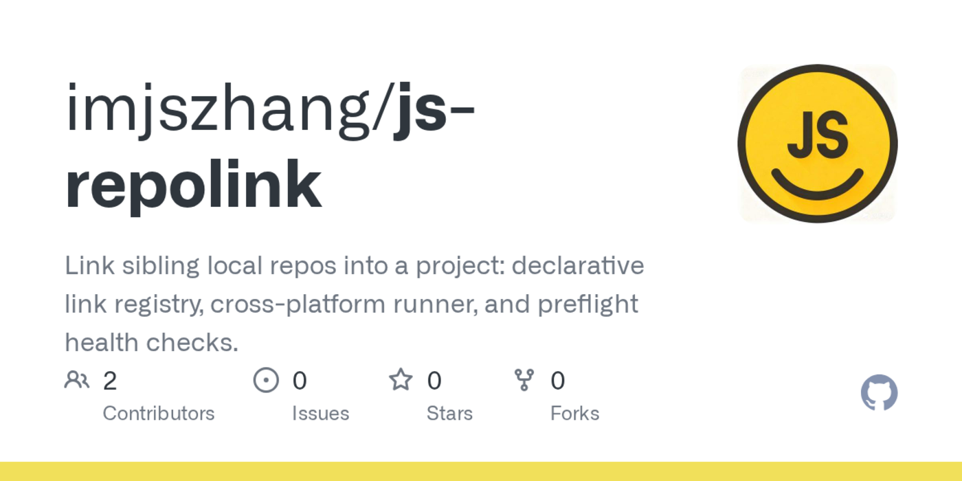 show hn repolink turn any github repo into a tool for any of your projects