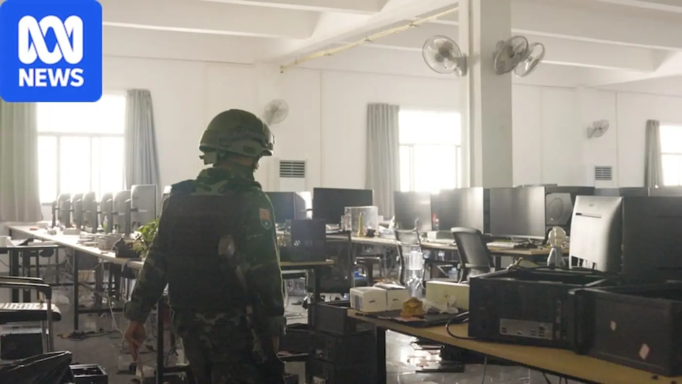 raided myanmar scam compounds