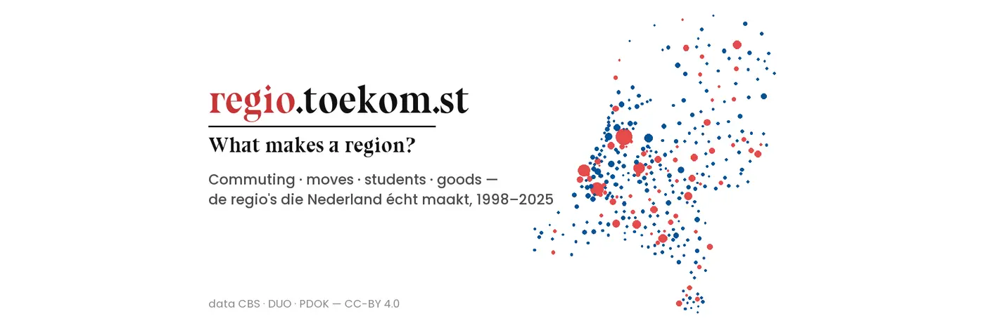 daily urban systems where people live and where they work the netherlands