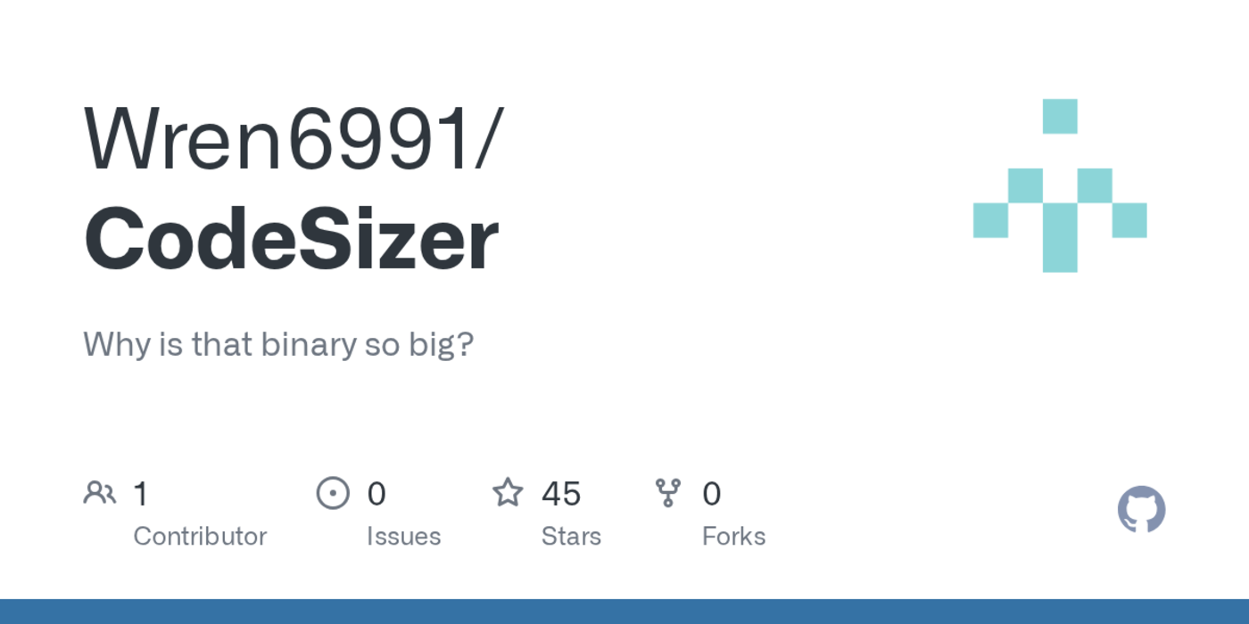codesizer why is that binary so big