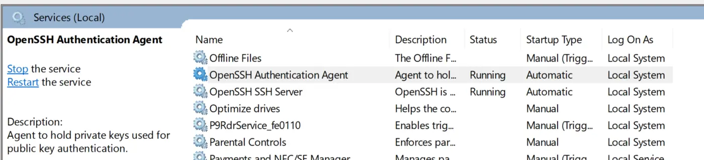 windows 11 openssh agent to wsl2