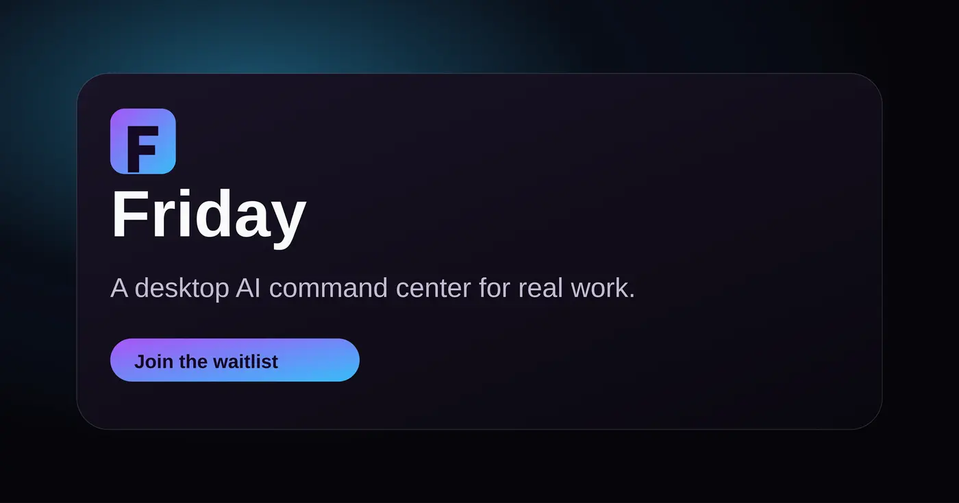 show hn friday a localfirst desktop ai assistant that can use tools