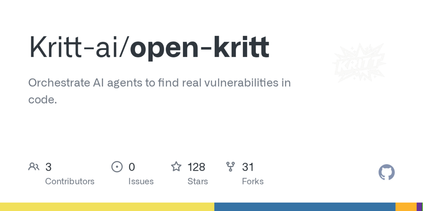 show hn openkritt opensource infrastructure for aibased security research