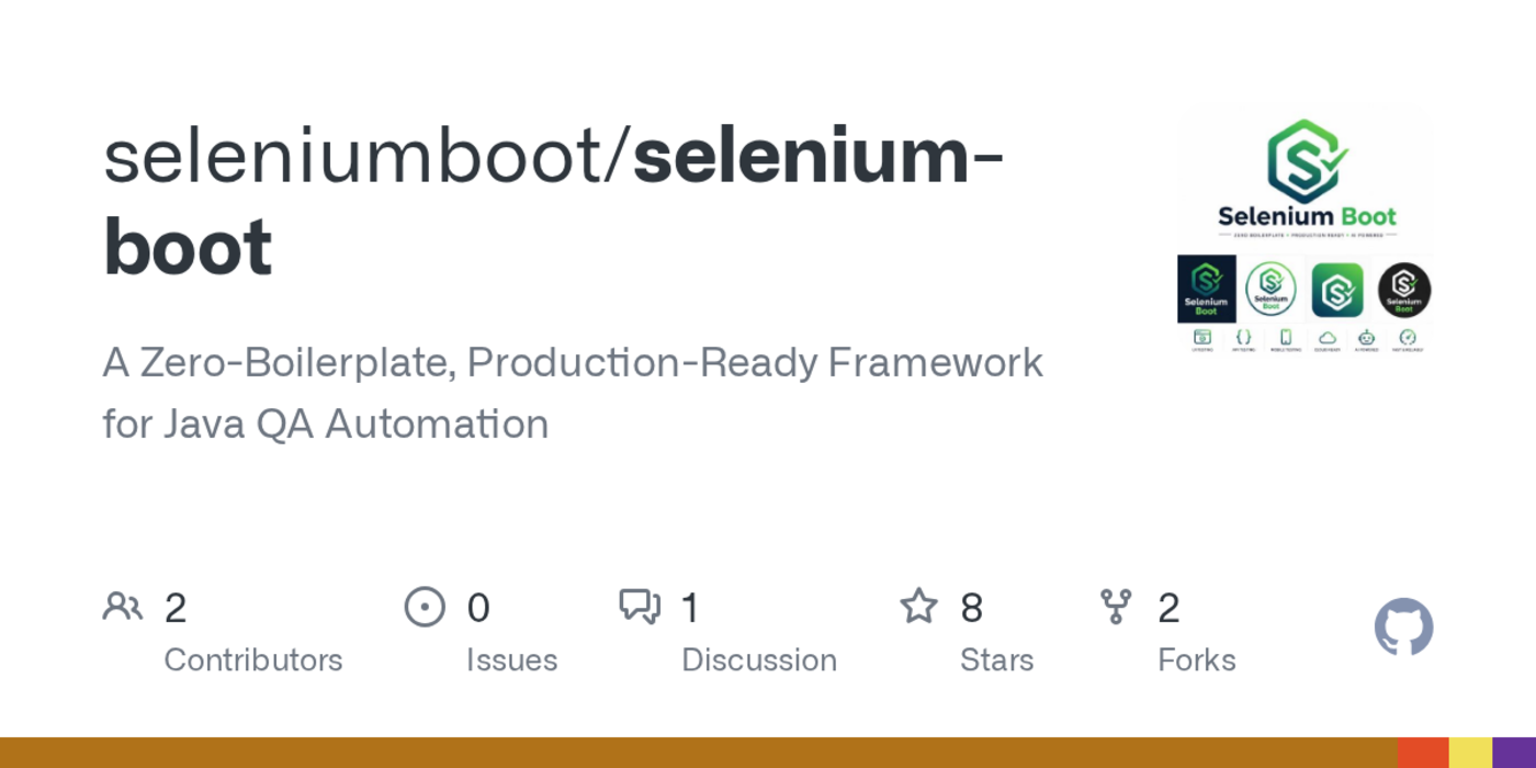show hn selenium boot a spring bootstyle framework for selenium tests in java