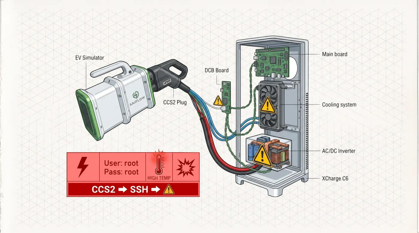 the ccs2 attack surface on ev chargers