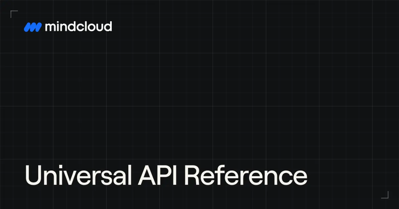 central reference for 3100 apis