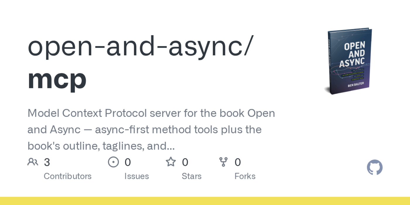 show hn an mcp server that turns asyncwork practices into tools