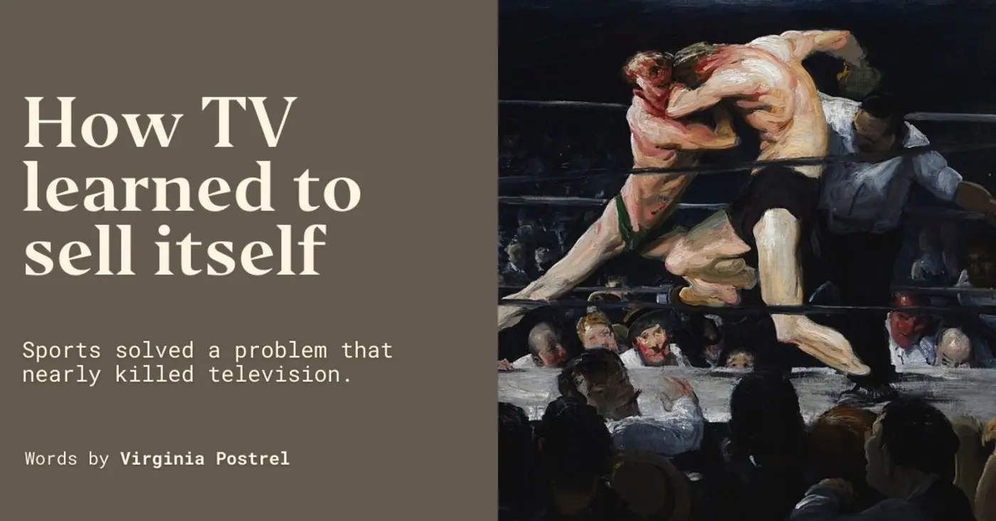 sports solved a problem that nearly killed television