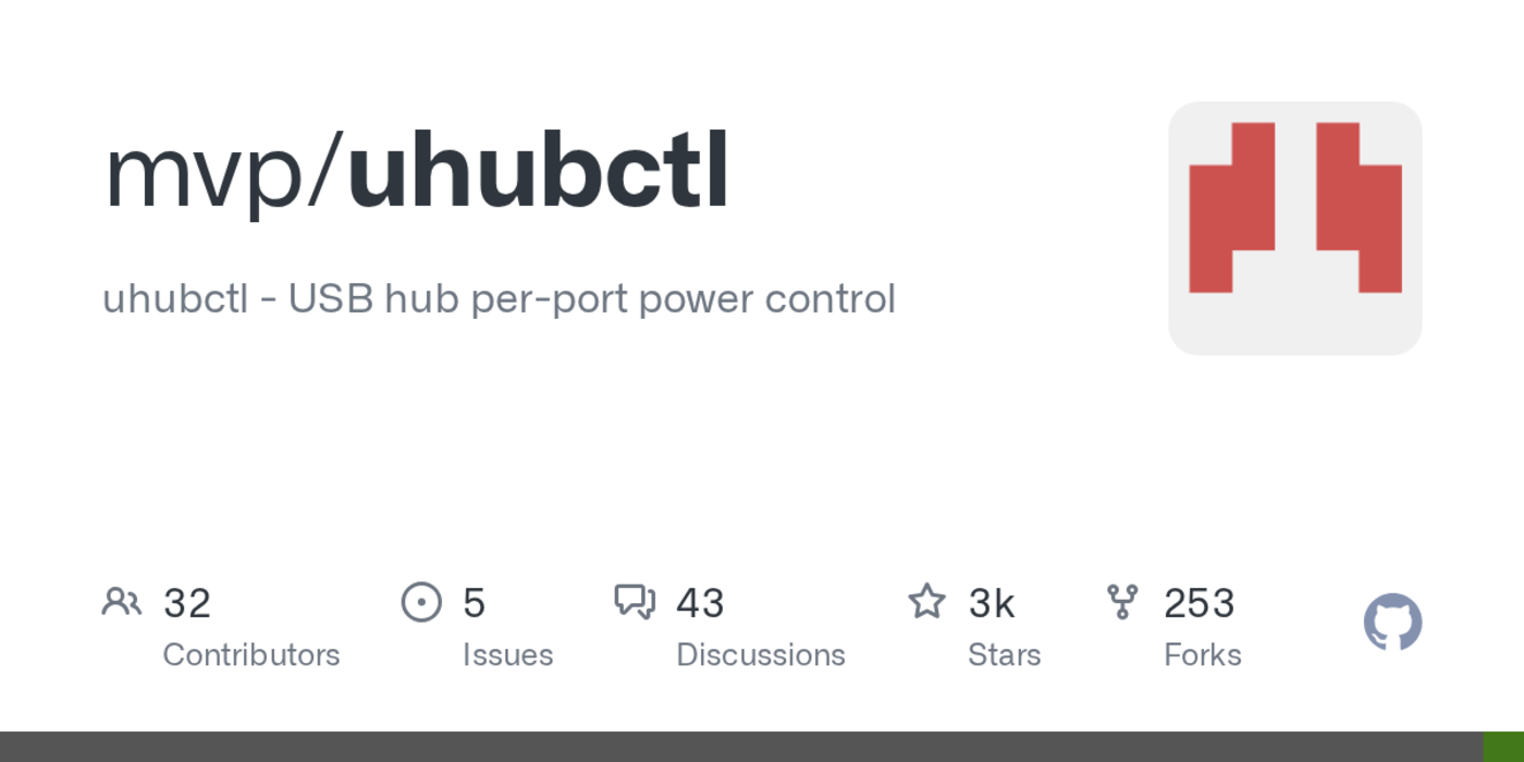 uhubctl control usb power perport on smart usb hubs