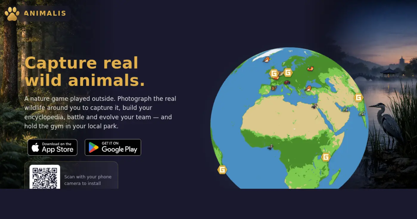 show hn a game to get people out in nature and appreciating wild animals