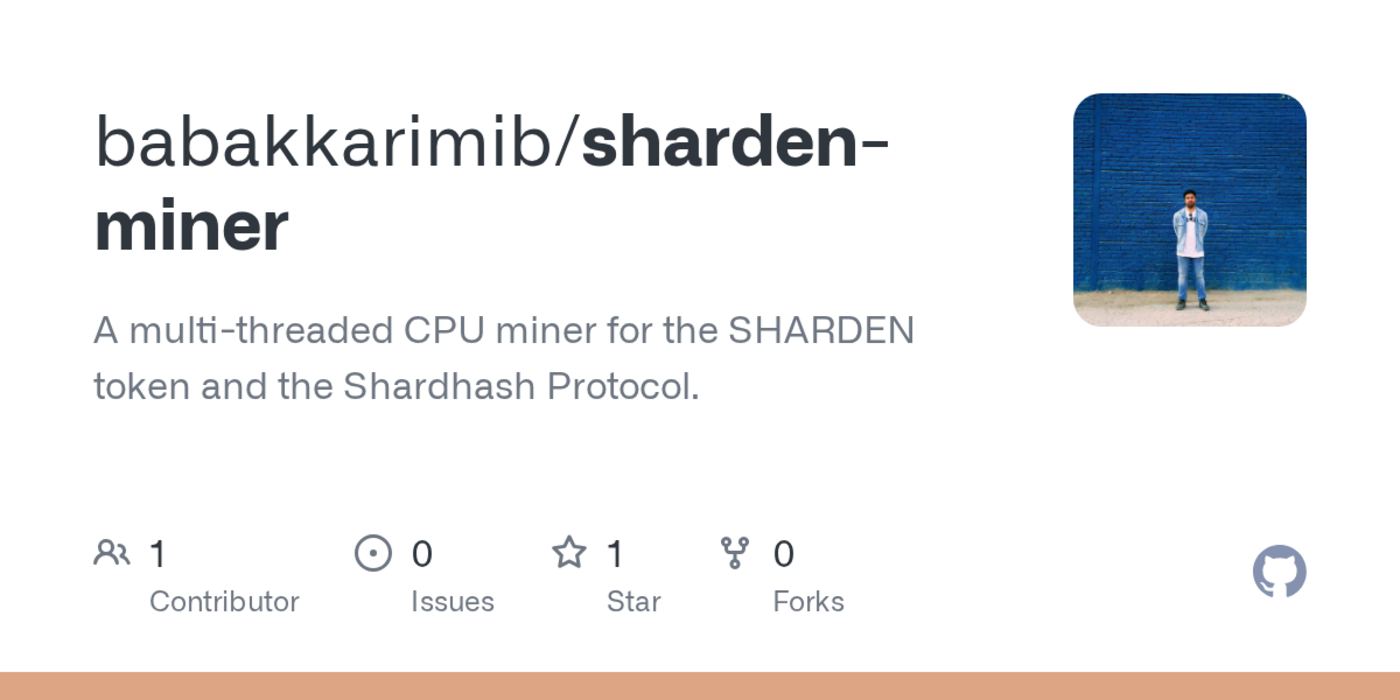 source sharden miner autonomous pow token on ethereum