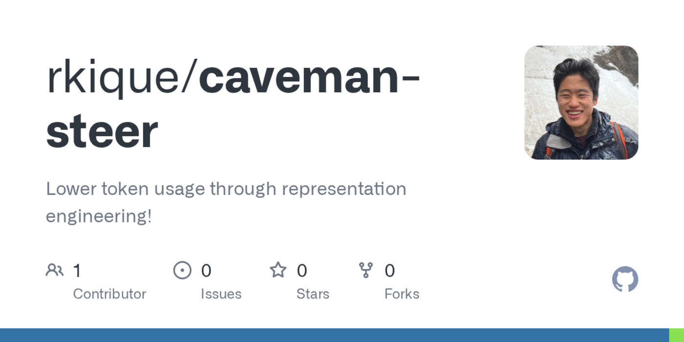 lower token usage through representation engineering