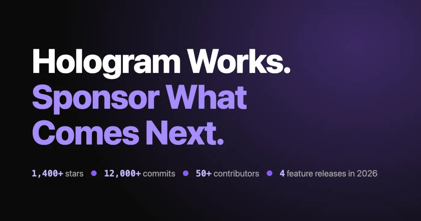 hologram works sponsor what comes next