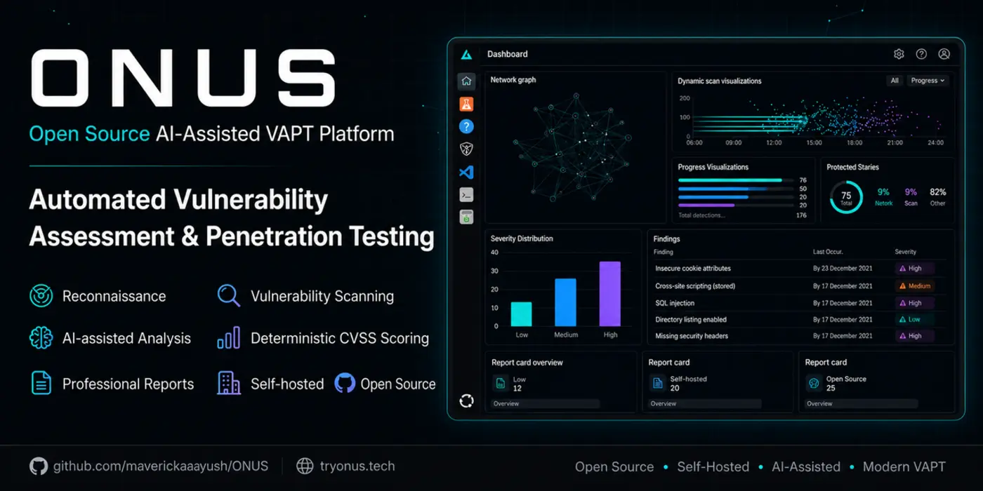 show hn onus selfhostable vuln scanner combining 8 tools into one report