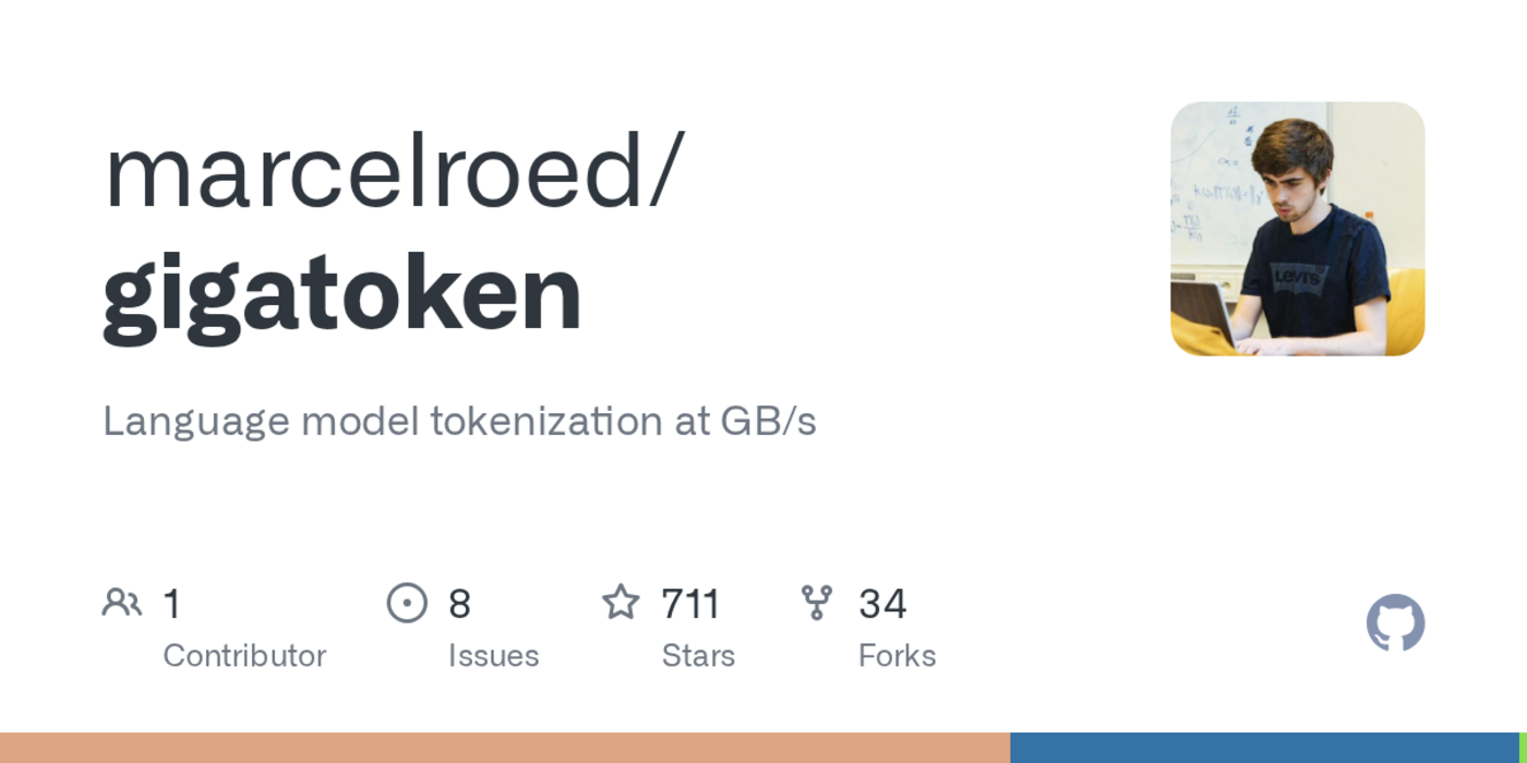 gigatoken 1000x faster language model tokenization