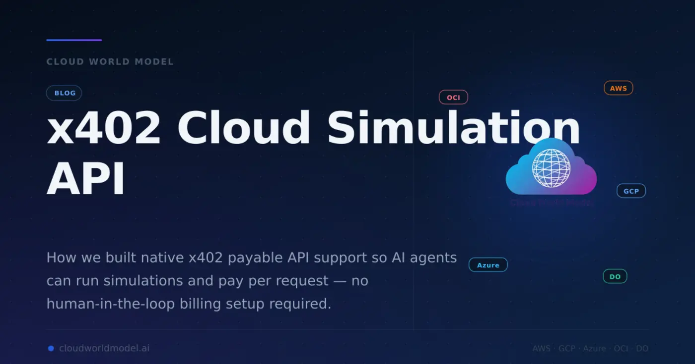show hn we added x402 so ai agents can pay to use our cloud simulation api