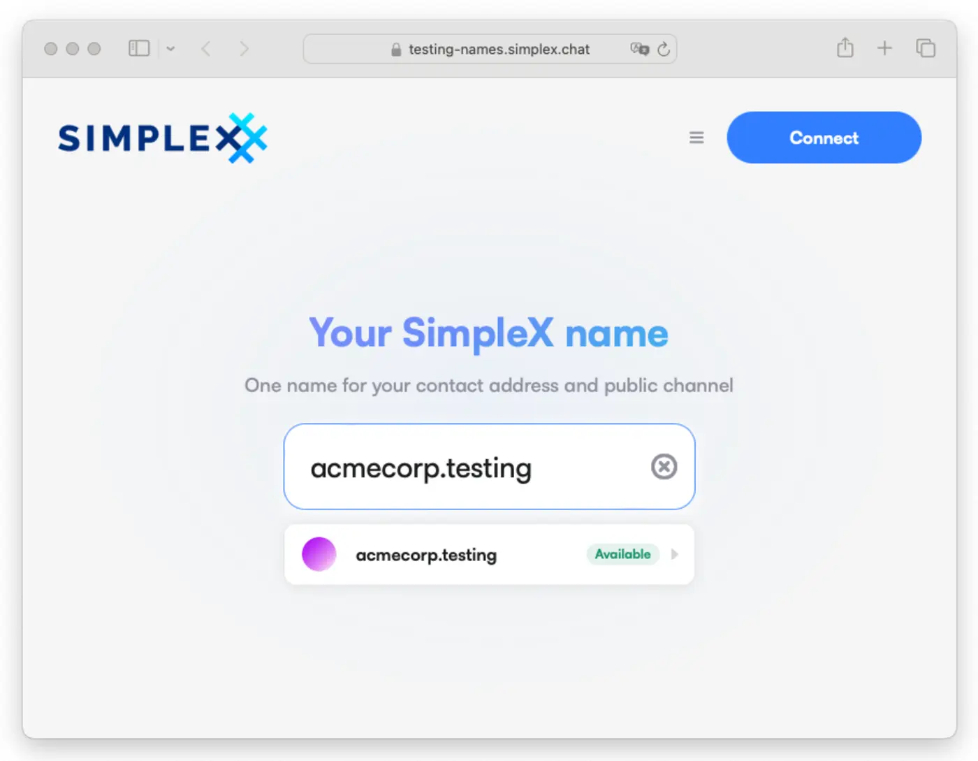 simplex public names a name nobody can take from you