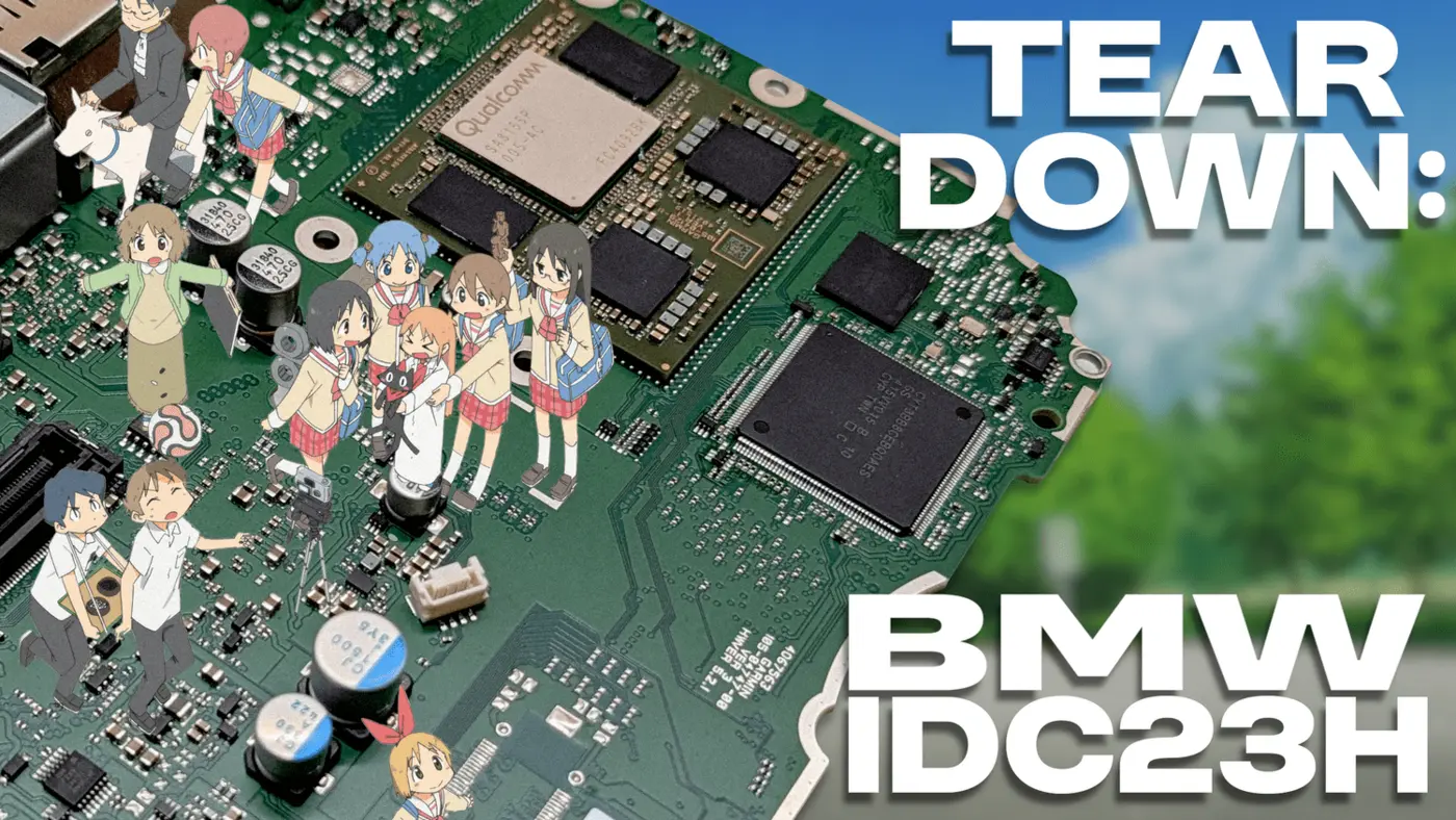teardown the bmw harman idc23h infotainment unit b423