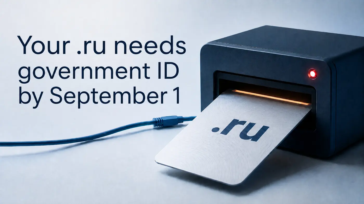 every ru domain now needs government id