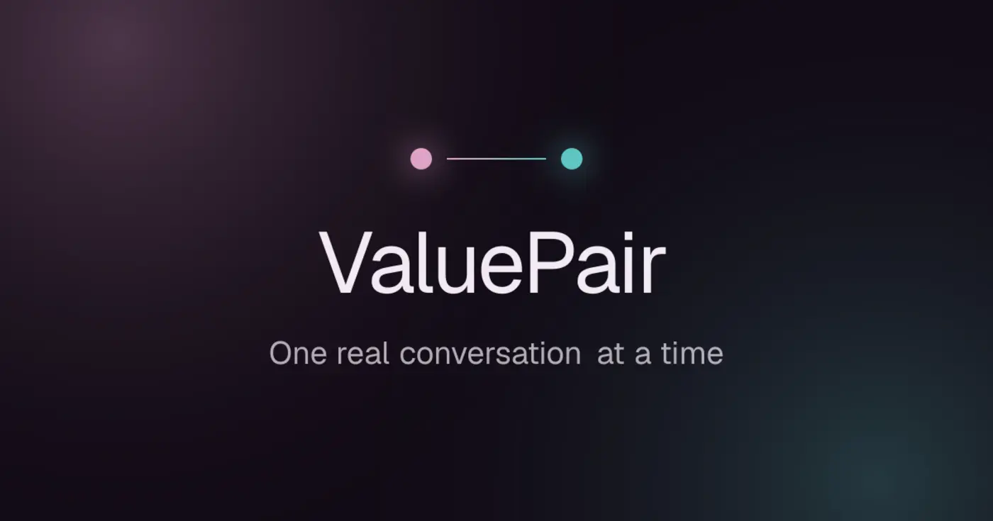 show hn valuepair a friendship app that cares about values first
