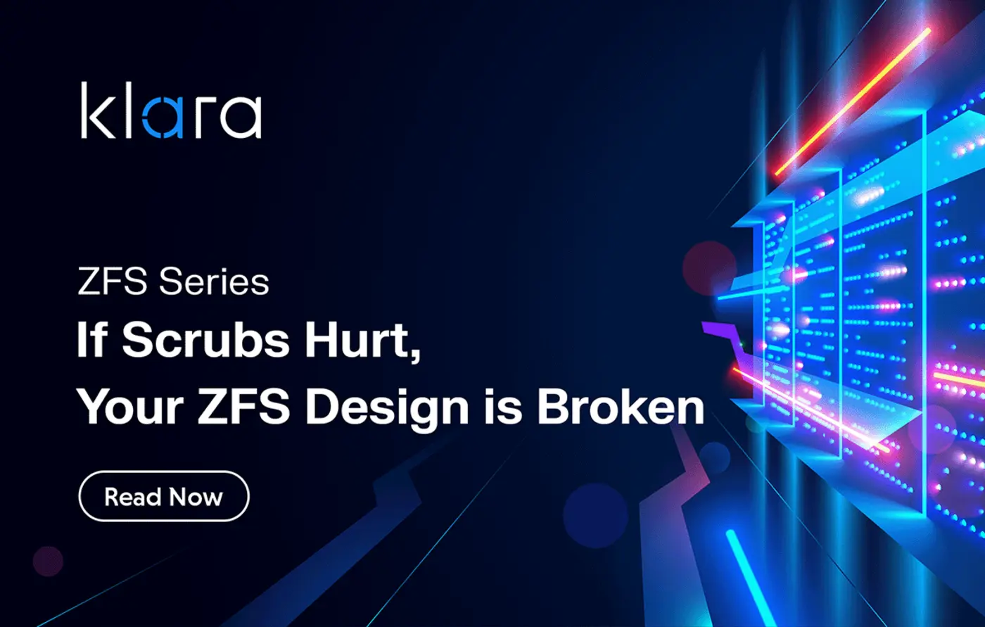 if scrubs hurt your zfs design is broken