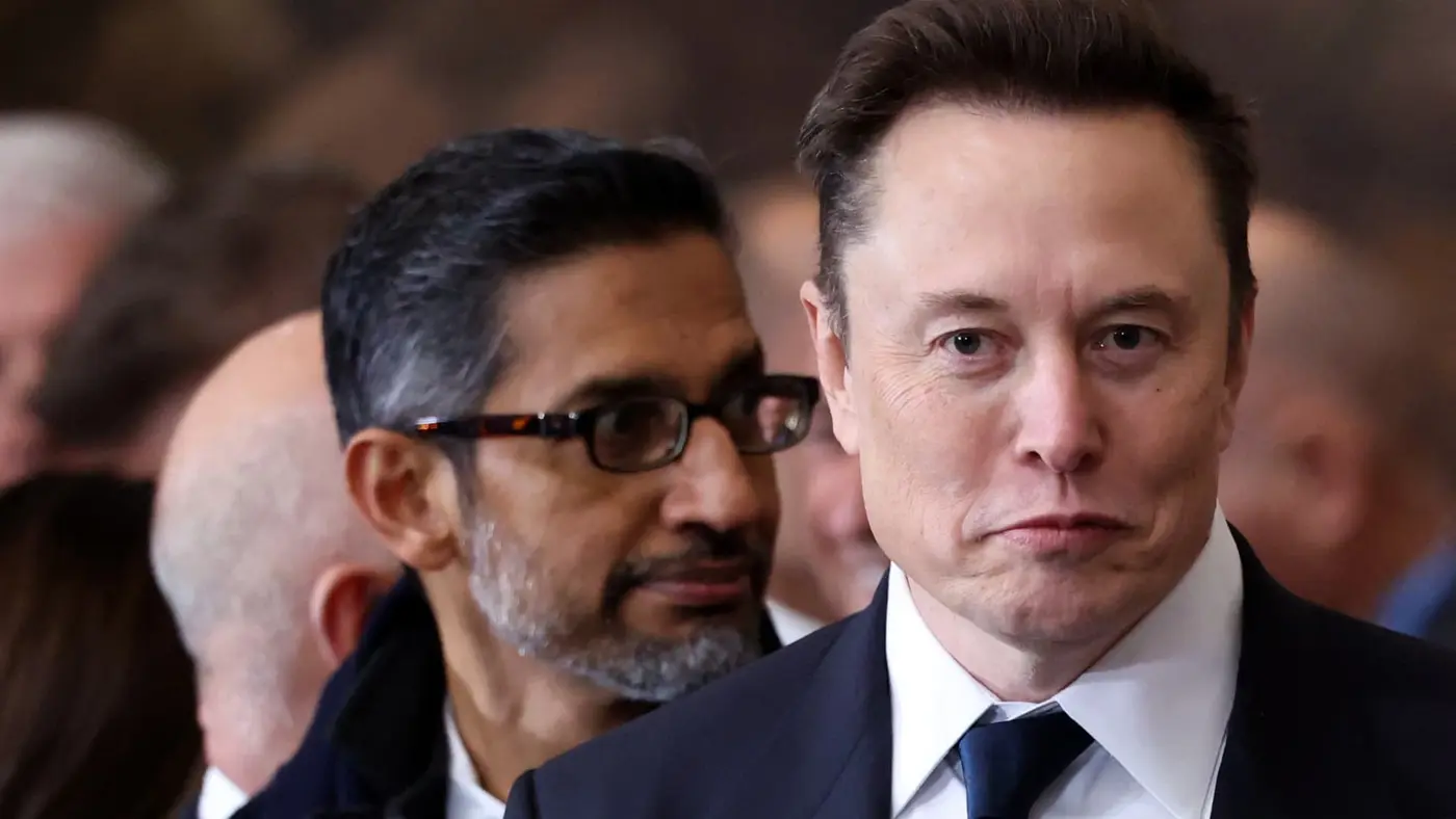 tesla falls 10 alphabet sinks 5 as ai spending concerns spook investors