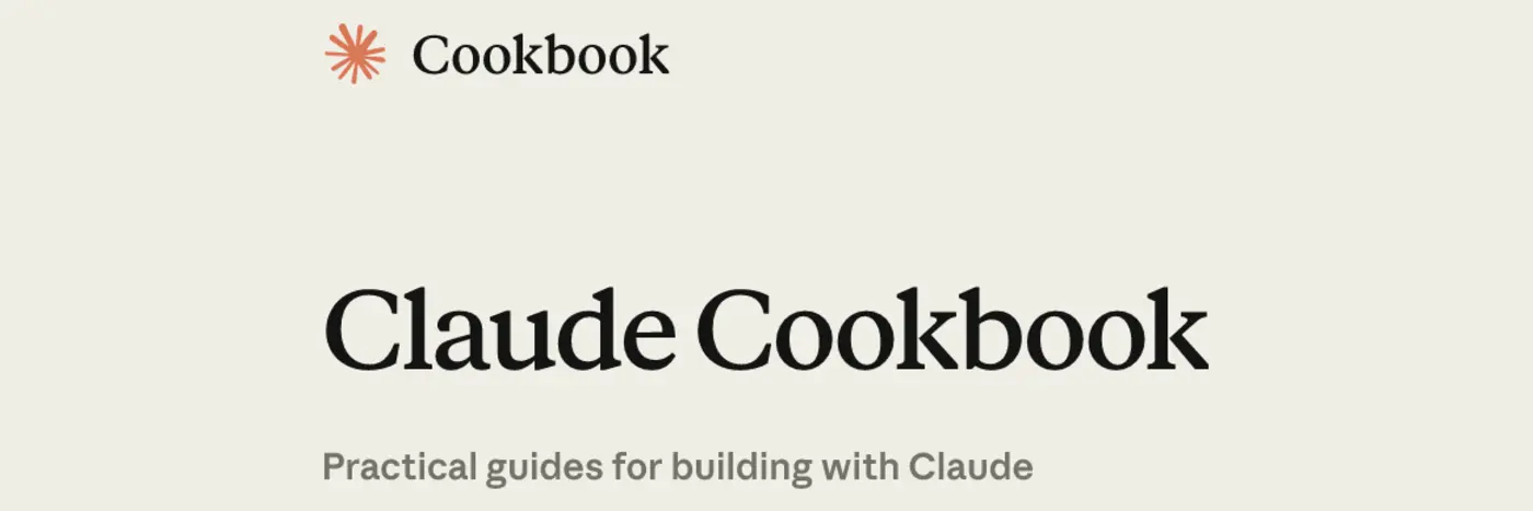 claude cookbook