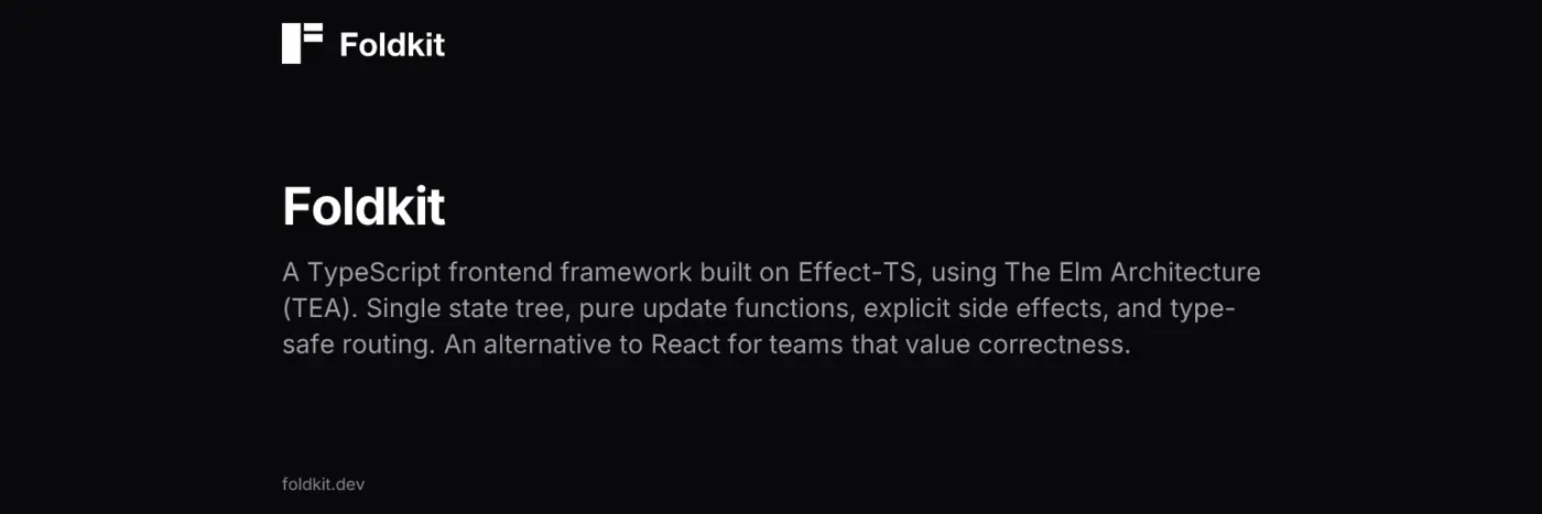 the front end framework for correctness built on effect architected like elm