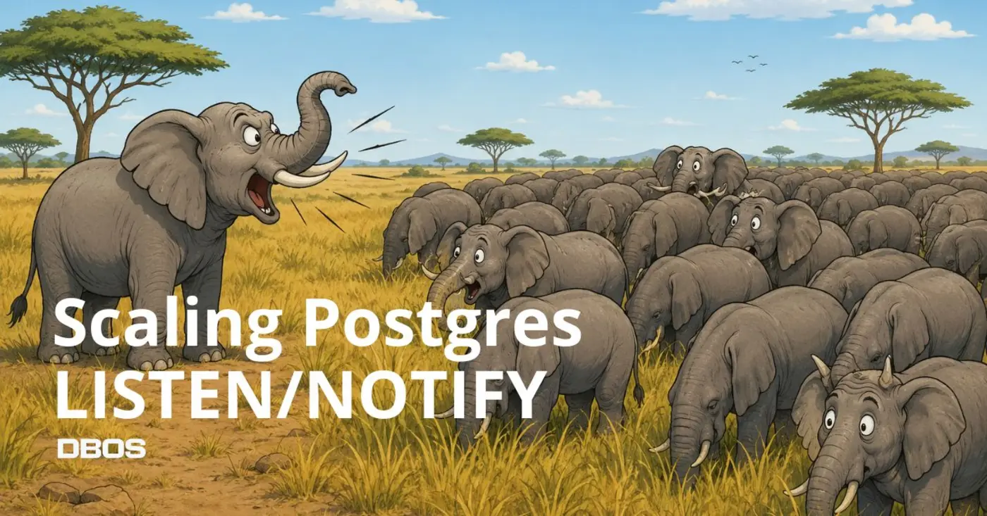 postgres listennotify actually scales