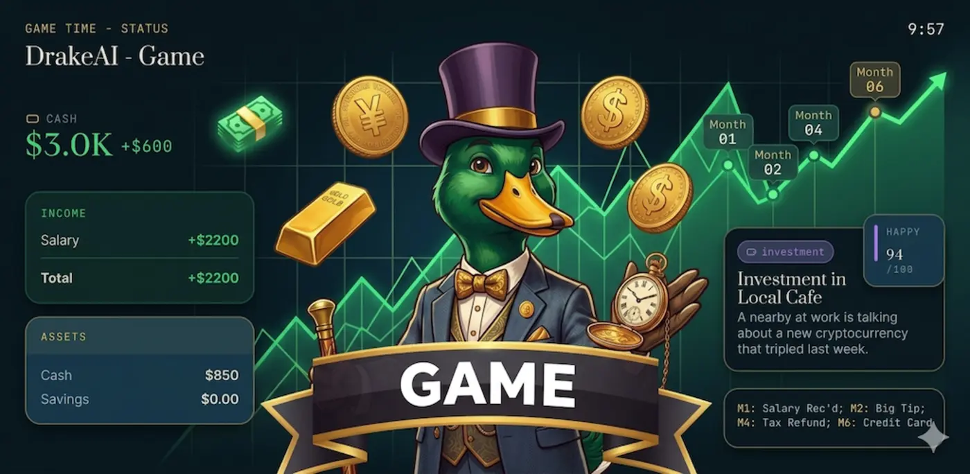 show hn money life a financial sim where burning out is a losing state