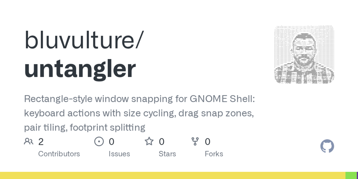 untangler rectanglestyle window management for gnome