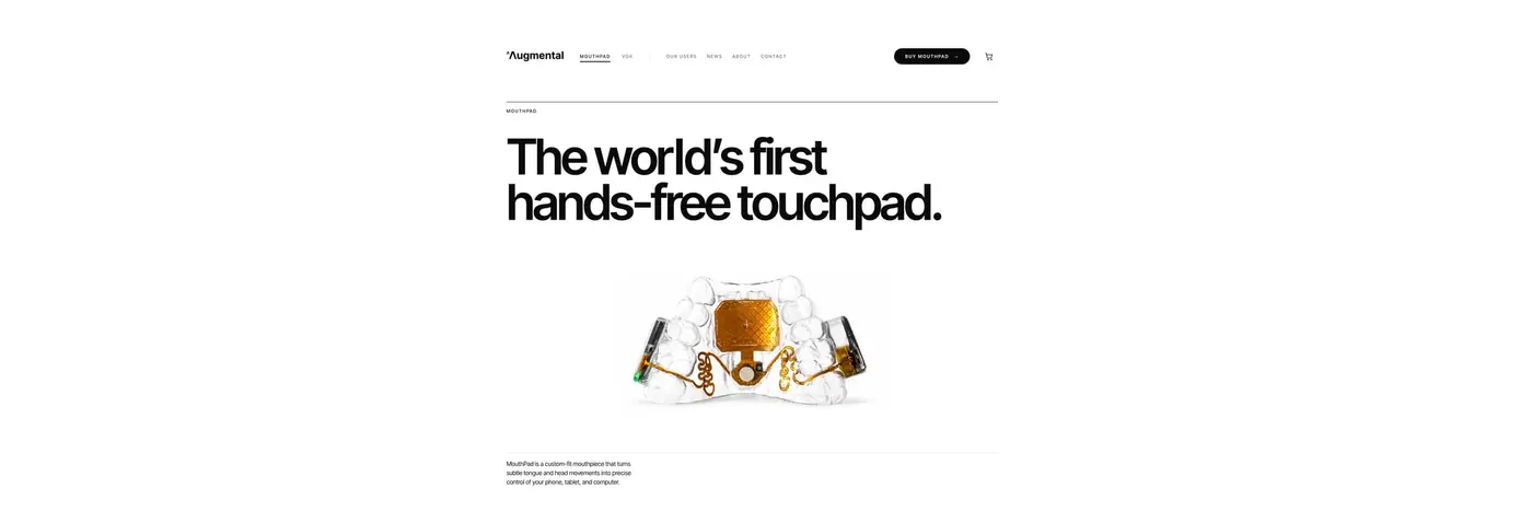 mouthpad a tonguecontrolled touchpad