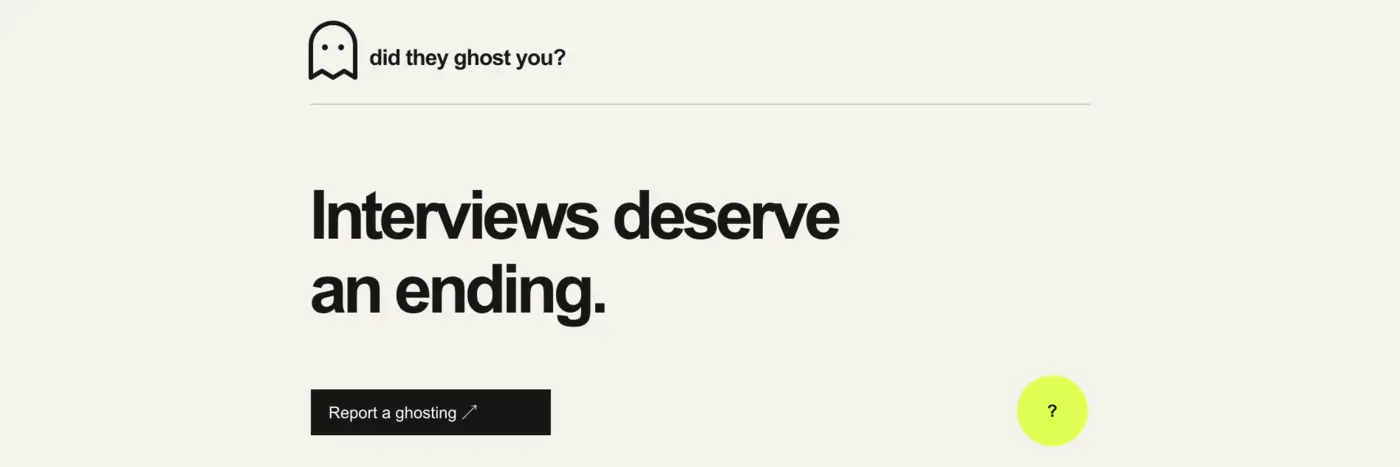 did they ghost you