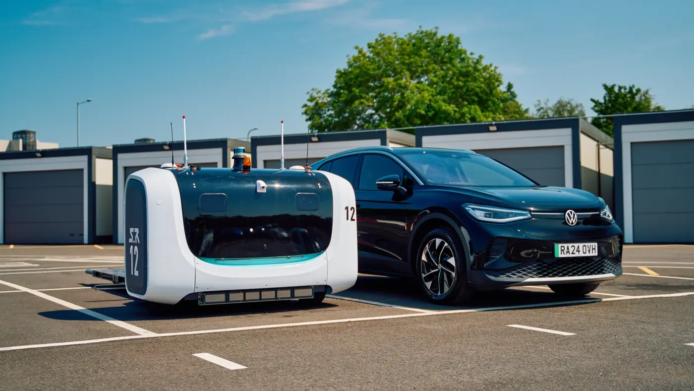 park by robot at london gatwick airport