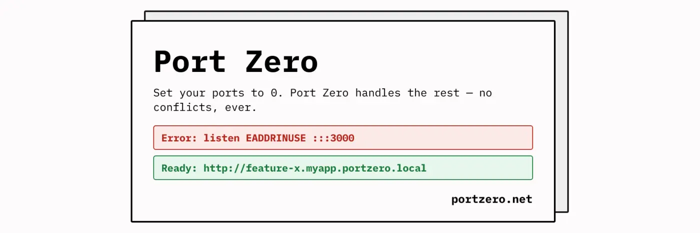 show hn port zero how i learned to stop worrying and love port0