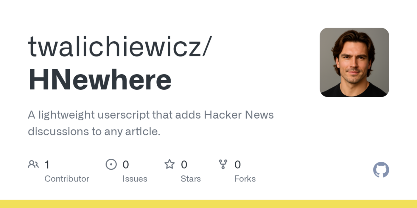 show hn i was tired of opening 2 tabs for every hn link so i made a userscript