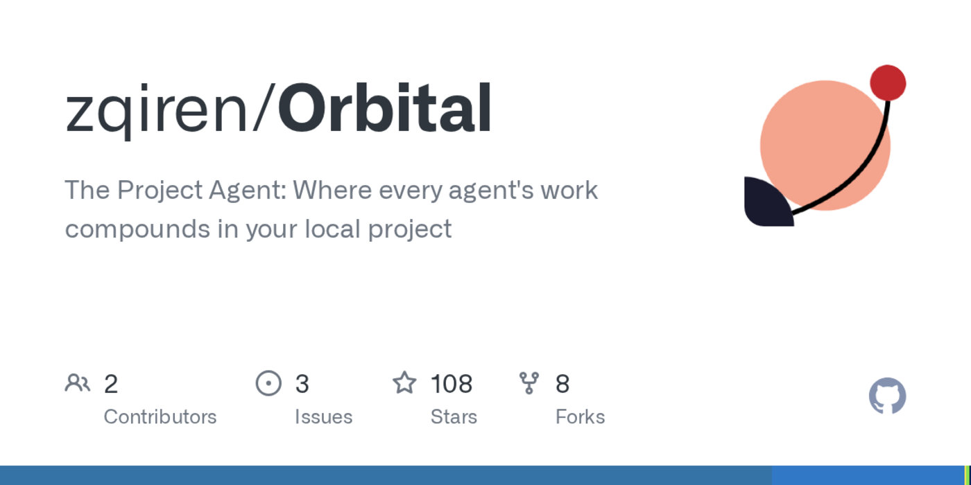show hn orbital the project agent that maintains your wo