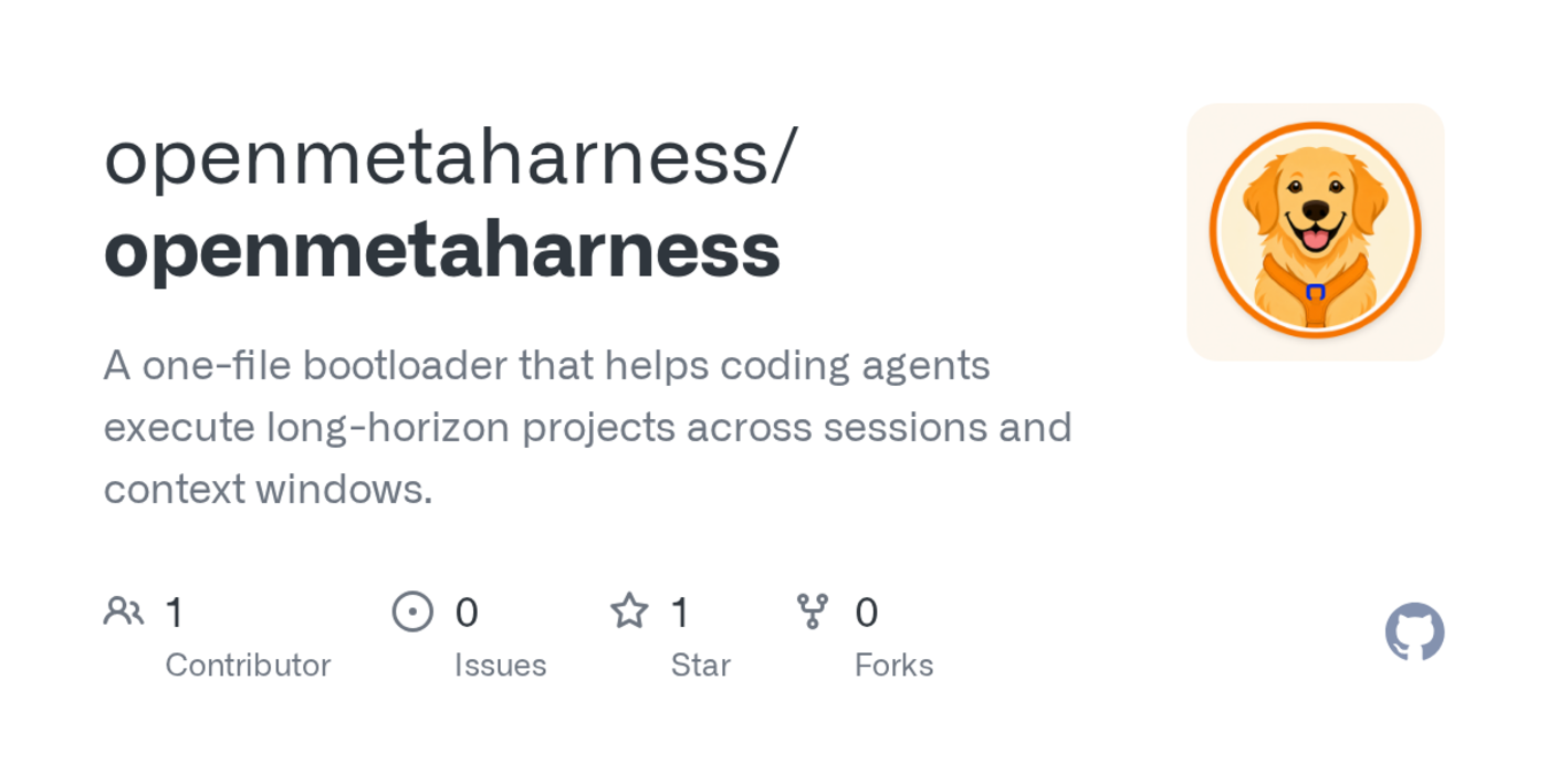 show hn openmetaharness complete long horizon tasks with more autonomy