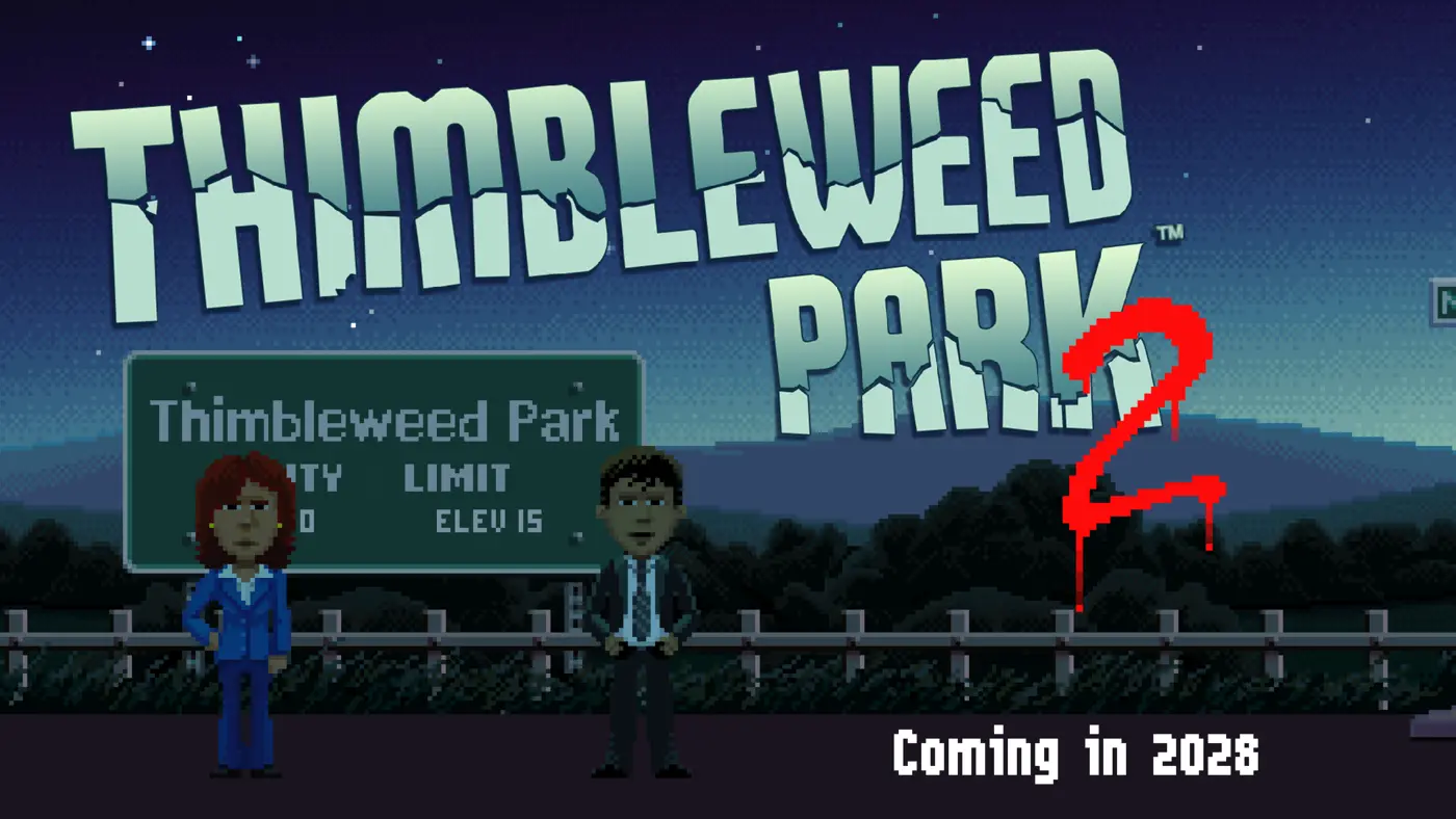 ron gilbert started production on thimbleweed park 2