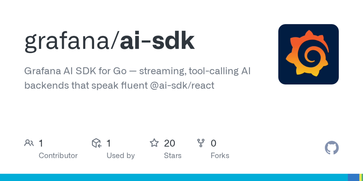 go llm sdk for streaming toolcalling ai backends plus frontend react lib