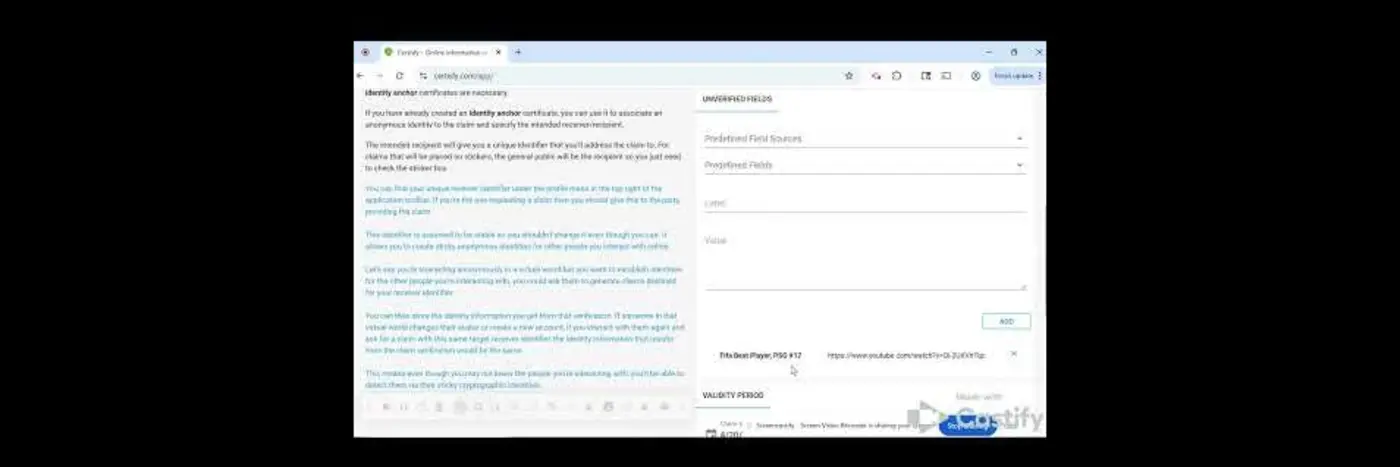 trusted urls via cryptographic signatures