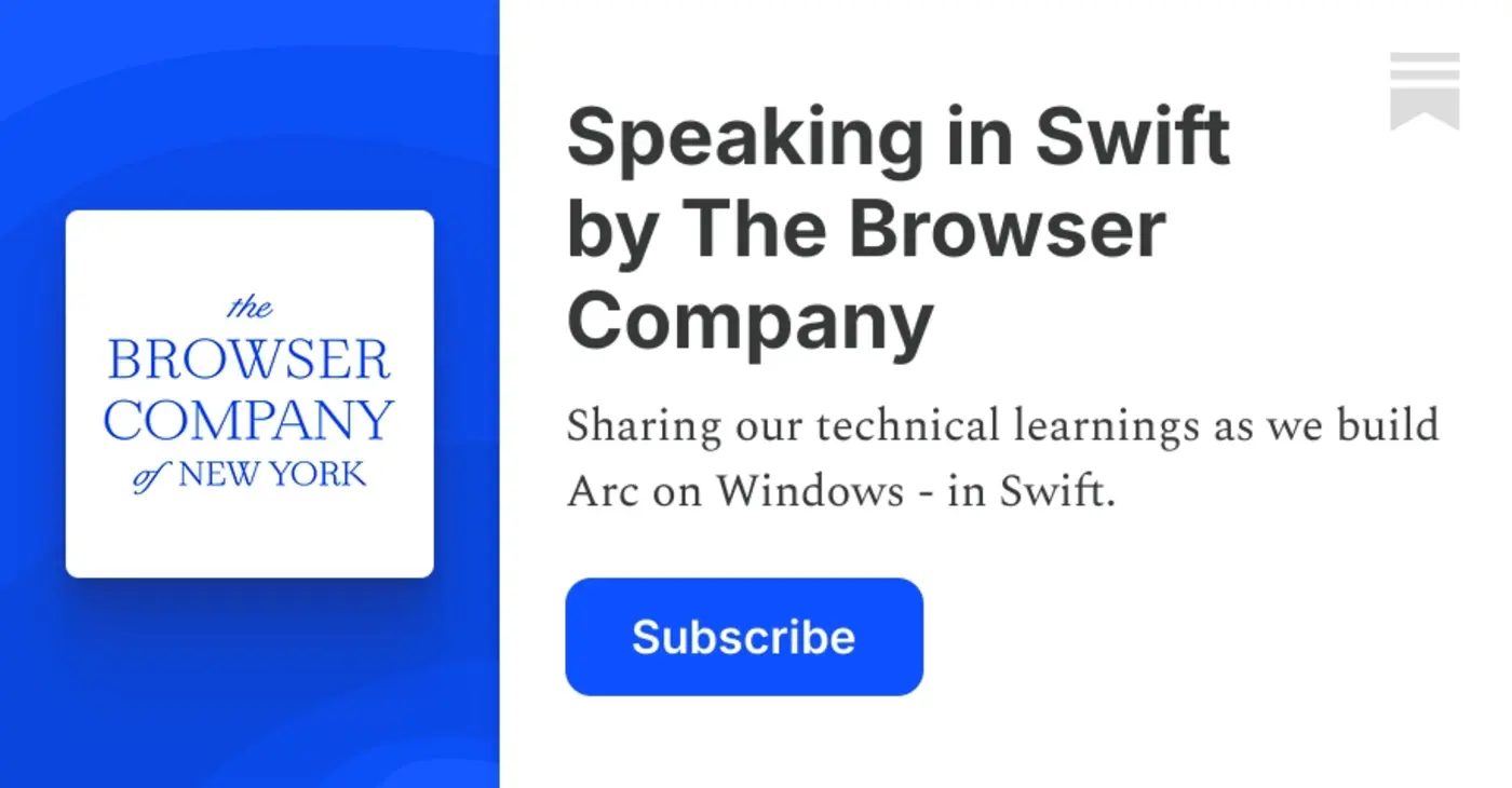 swift on windows a year of refinement